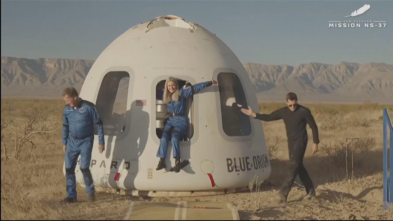 新太空壯舉！　藍色起源火箭　送身障工程師上太空