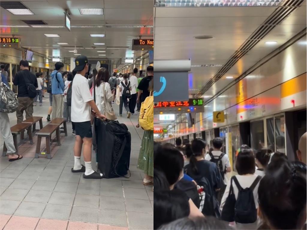 快新聞／北捷不平靜！大橋頭站乘客糾紛引騷動　目擊民眾急往車尾逃竄