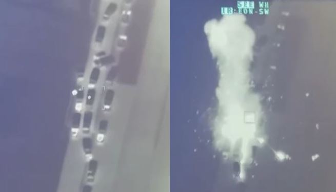 快新聞／無人機轟炸俄軍車隊空拍影片首曝光　烏克蘭：歡迎來到地獄！