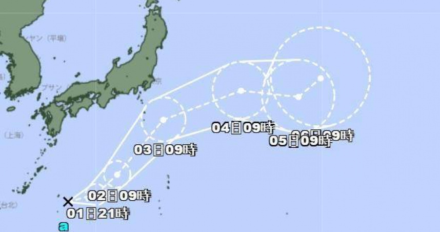 新熱帶低壓生成！24小時內增強為「白鹿颱風」　對台灣影響程度曝