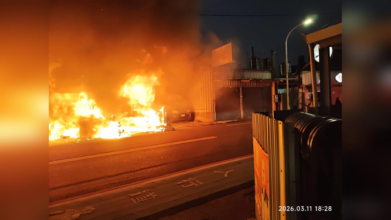 快新聞／台南永康嚴重火警「延燒8間民宅」　機車行夫妻葬身火窟