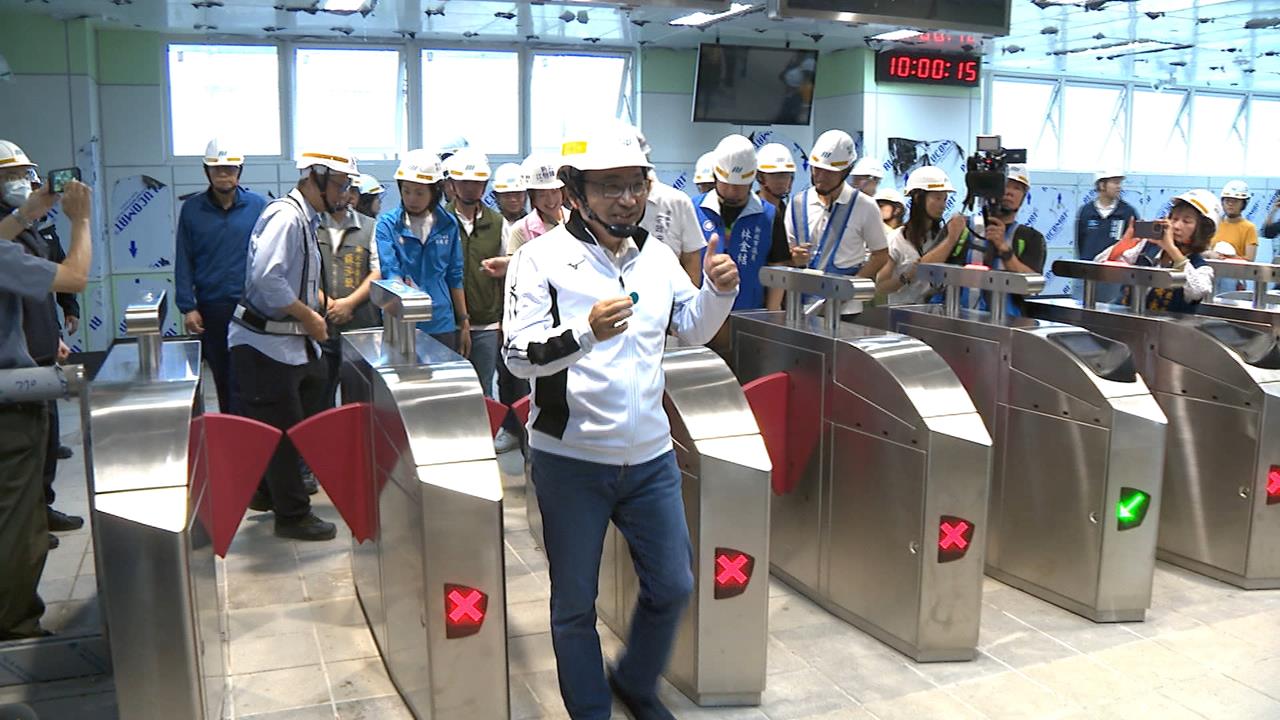 最後一哩路! 「捷運三鶯線」即將完工 新北市長侯友宜今日搶先試乘