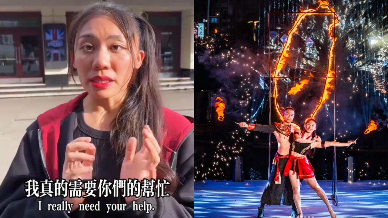 台灣正妹衝英達人秀決賽「玩火辦婚禮」！楊立微親揭「背後藏洋蔥」：送給你們