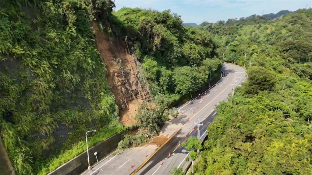 苗栗大湖台三線140公里處邊坡坍方　地方民代盼興建明隧道