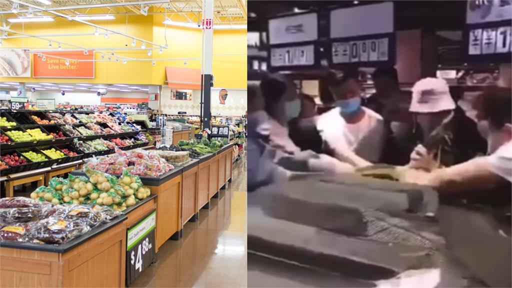 中國超市剩「最後1把蔬菜」！8人同時緊抓不放…16秒僵持畫面曝光