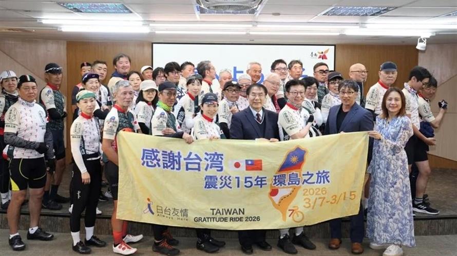 311地震15週年感謝台灣！33名騎士環台抵台南「直呼像回家」