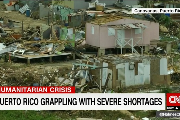 風災過後仍斷水斷電 波多黎各民眾怨救災慢