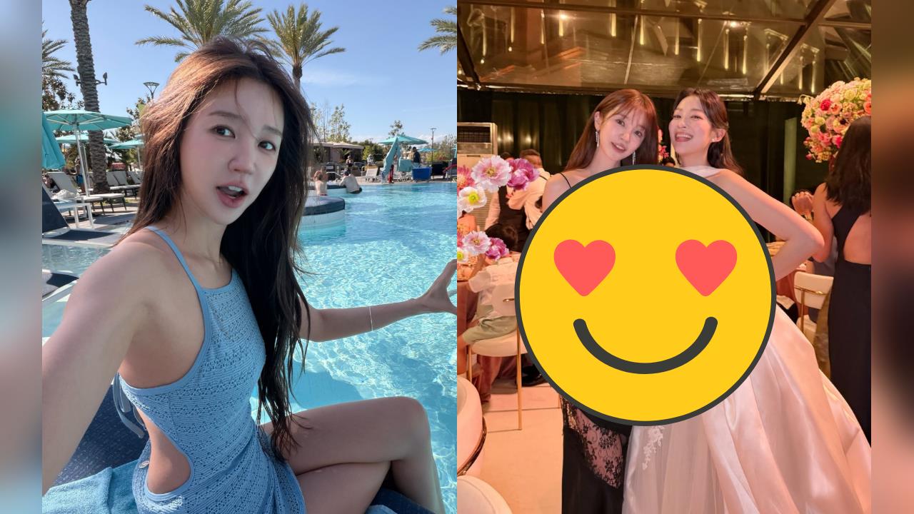尹恩惠「薄紗開衩洋裝」現身好友婚禮！遭轟「搶新娘風頭」不忍反擊：哈哈哈
