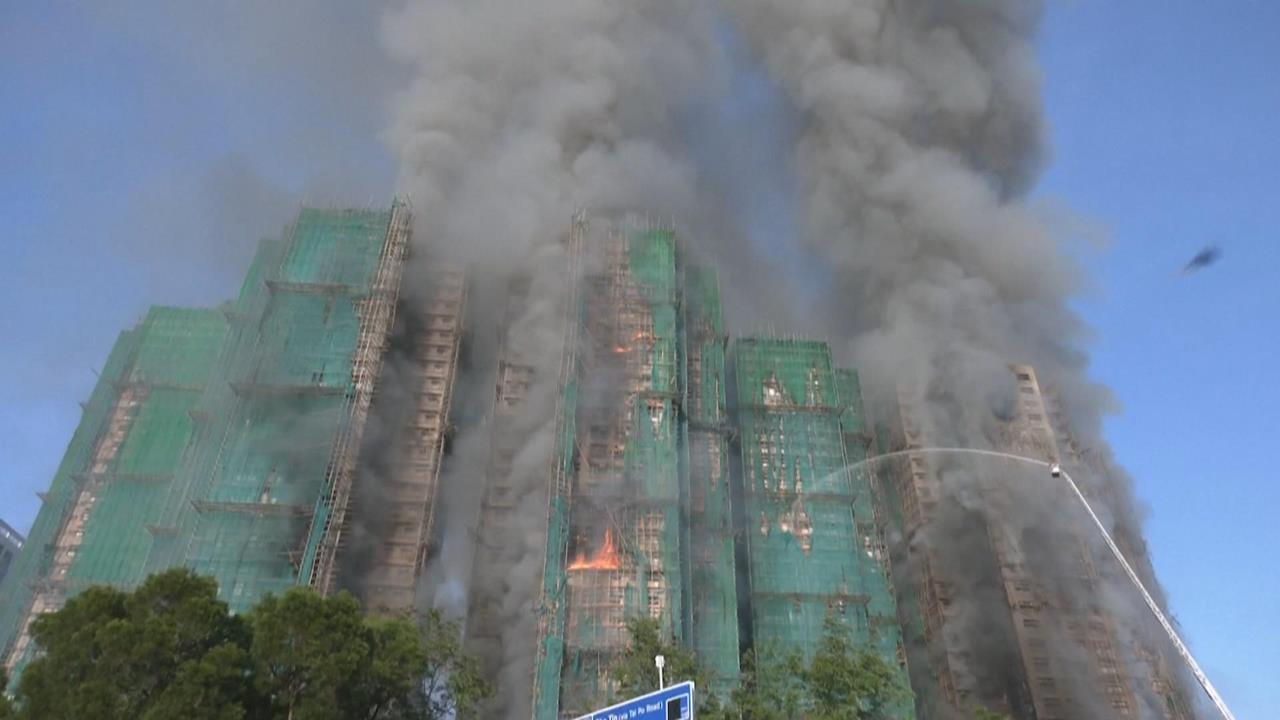 香港宏福苑大火 日本官方表示無僑民被捲入