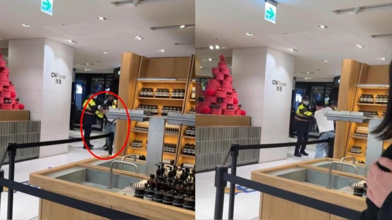 最新／誠品南西又出事！情緒失控男子衝進店內襲警　讓現場民眾嚇壞