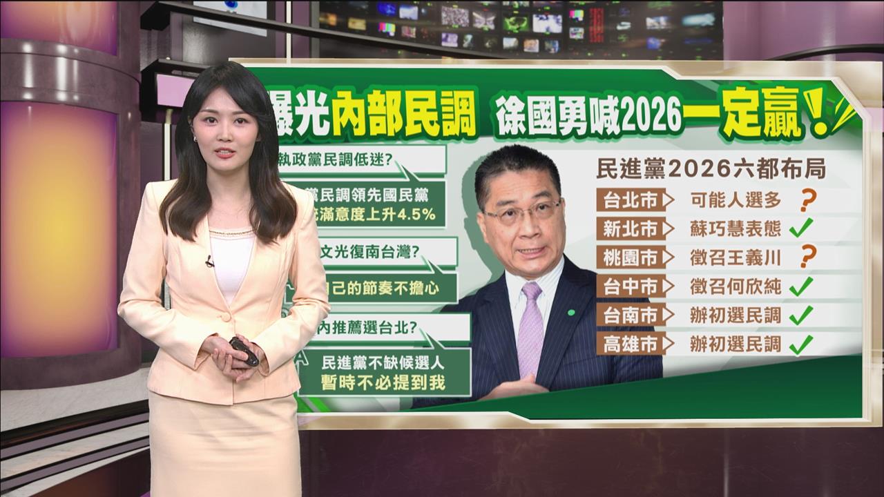 午夜特搜：曝綠營內部民調！　徐國勇喊「這句話」信心破表