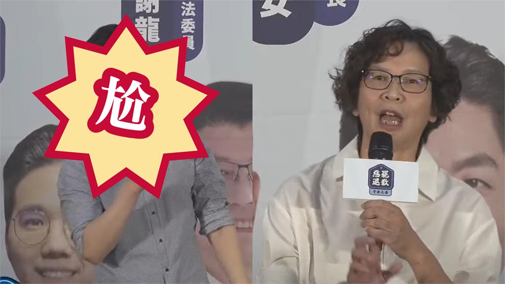 蔡壁如挺藍反罷「開戰賴清德」脫口2字翻車！歷史哥超尬全被拍…網笑翻：砸場？