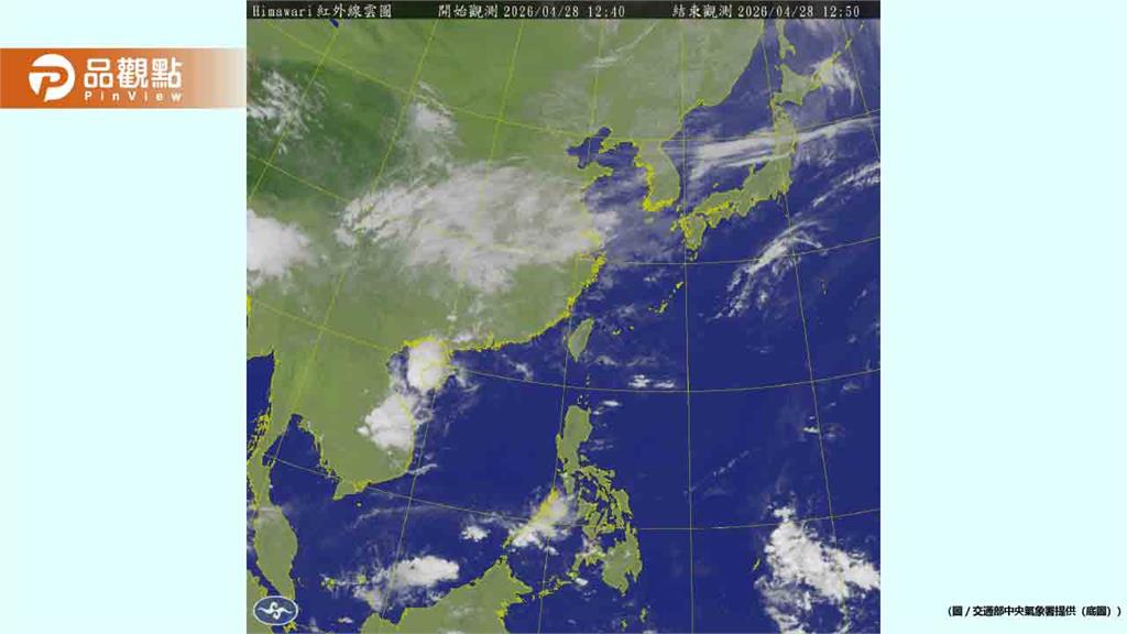 氣溫如洗三溫暖！雷雨鋒面連炸全台　勞動節連假天氣看這