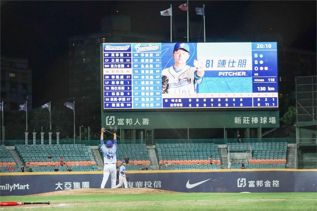 中職／陳仕朋演出完封勝本季首人　富邦悍將8比0擊敗味全龍