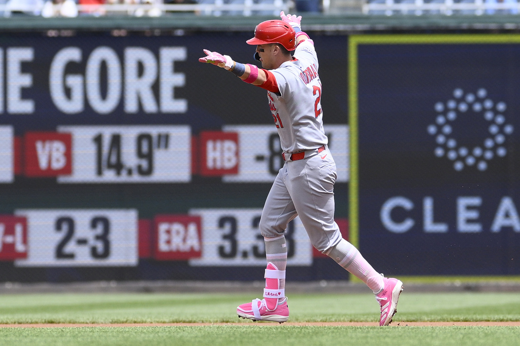 MLB(影)／大谷翔平經典賽隊友努特巴爾首局開轟！紅雀8連勝追平道奇和雙城