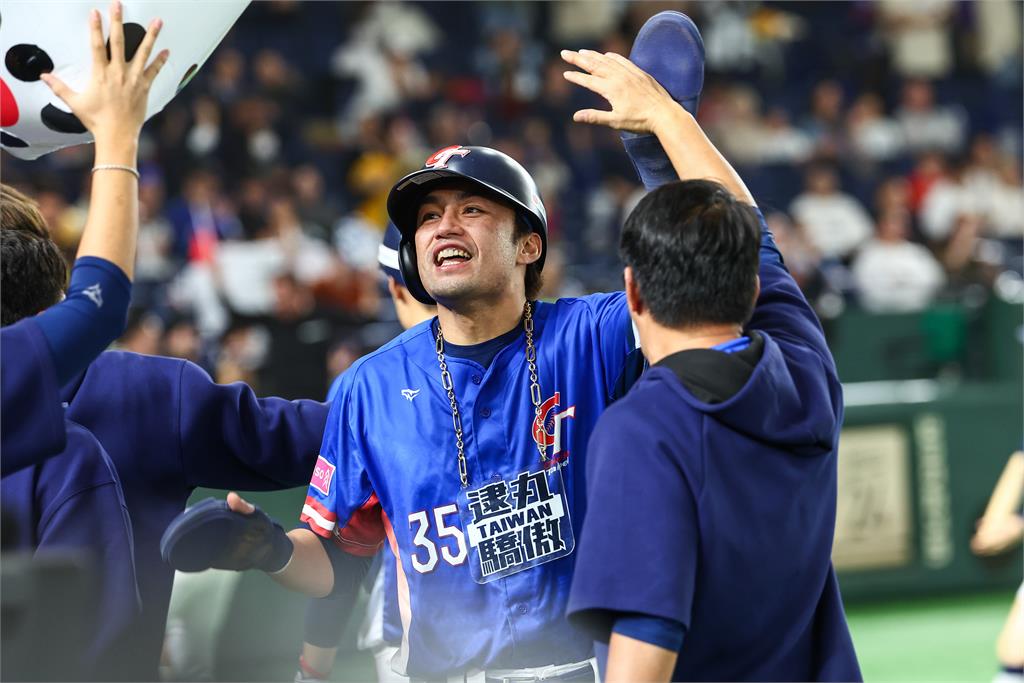 12強賽(影)／這1勝等了21年！台灣隊一級賽事　終於再贏棒球大國美國