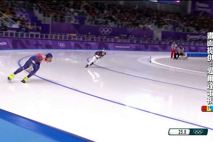 冬奧男子500公尺滑冰 宋青陽失誤34名收尾