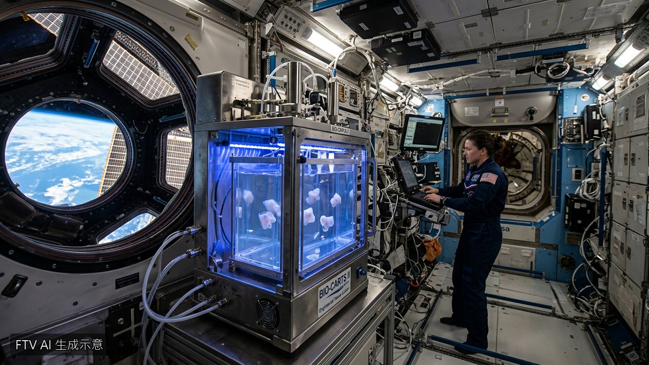 NASA與美大學合作　在太空利用微重力培育再生軟骨
