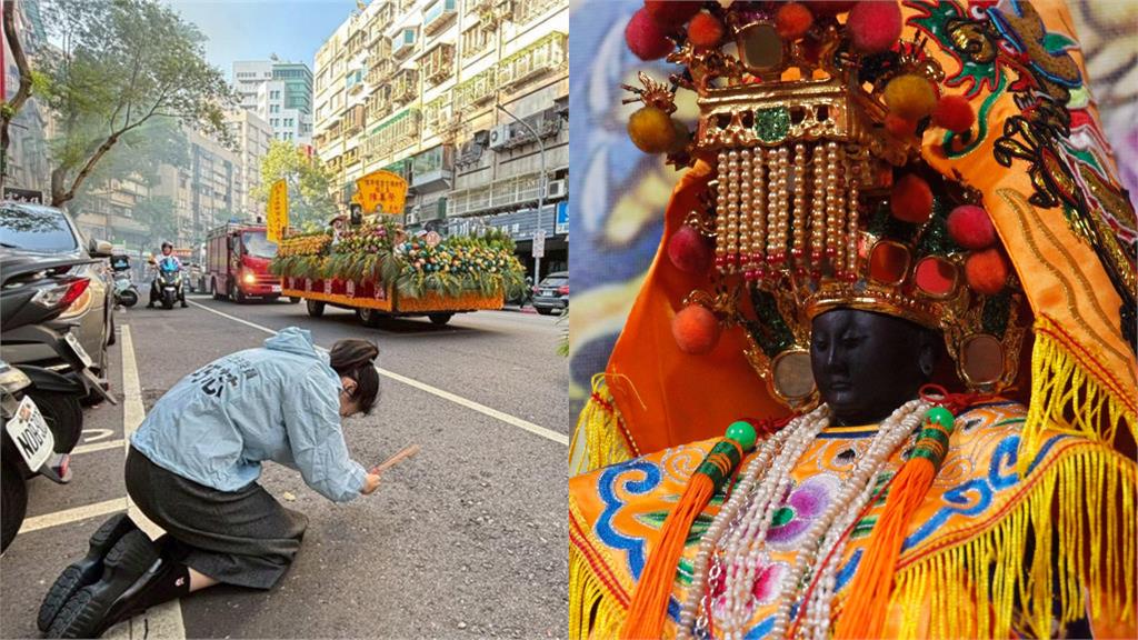 徐巧芯才跪地拜媽祖！二階罷免「秒過門檻」苦苓揪1點驚：真的很靈