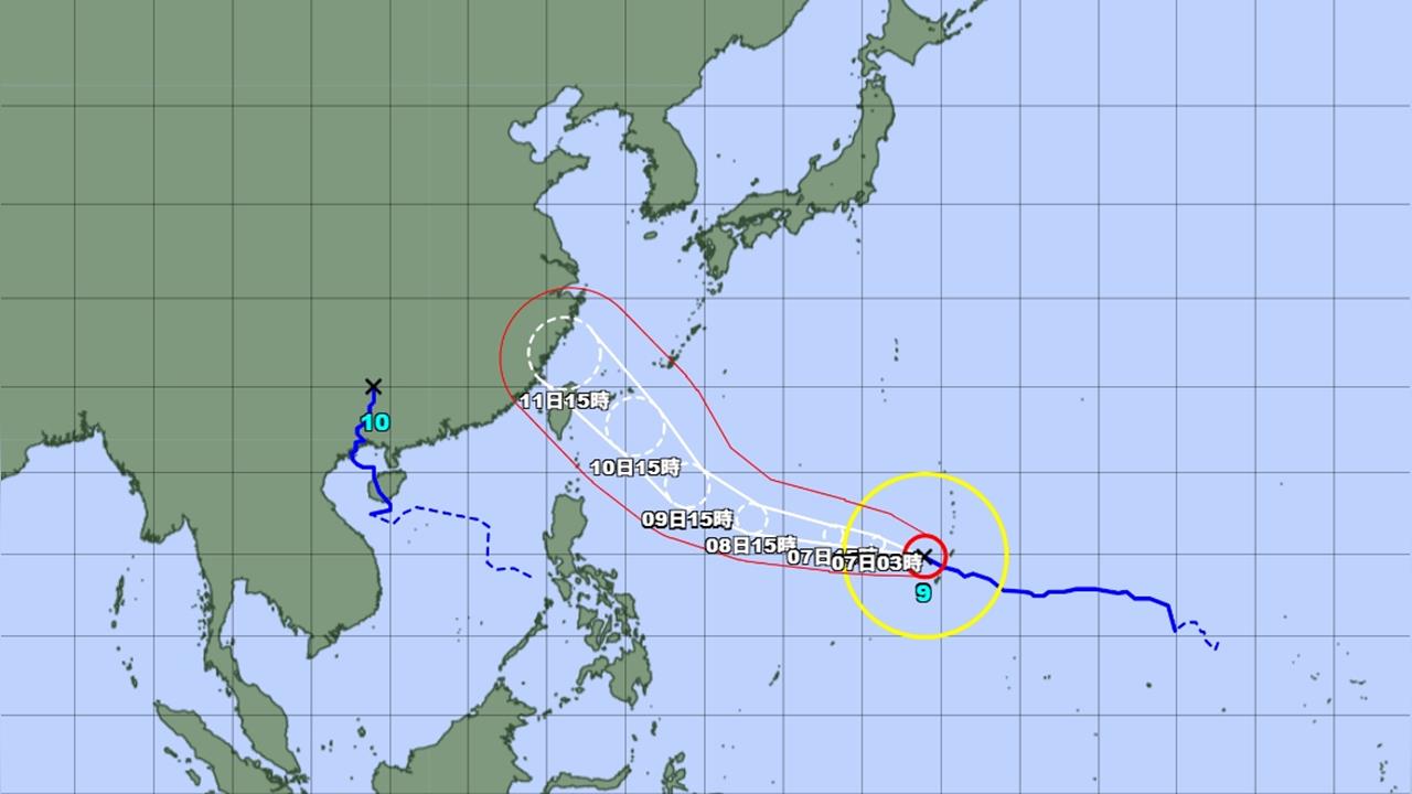 颱風「巴威」逼近沖繩一帶　九州豪大雨不斷土石崩塌