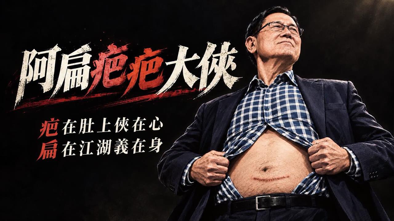 阿扁2027迷因梗圖桌曆要來了？本人宣布這月主題：疤在肚上俠在心