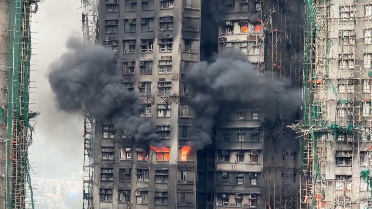 香港宏福苑大火「提兩大疑點」 保安局:工法極度不尋常