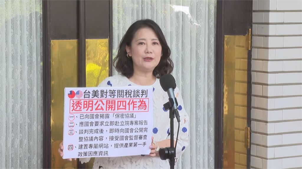 快新聞/世界僅台灣做到!揭關稅公開透明4作為 吳思瑤:別貼「黑箱」標籤