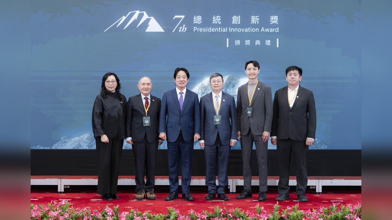 總統親頒「總統創新獎」！五大領域菁英出線　臺灣創新實力一次爆發