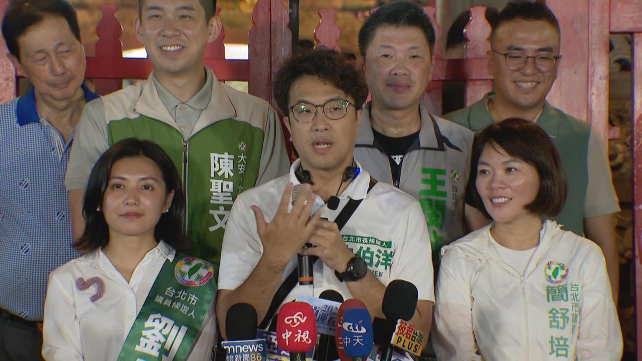 快新聞／洋流太誇張了！竟成功沖破「鐵藍文山區防線」　群眾擠爆1夜市挺沈伯洋