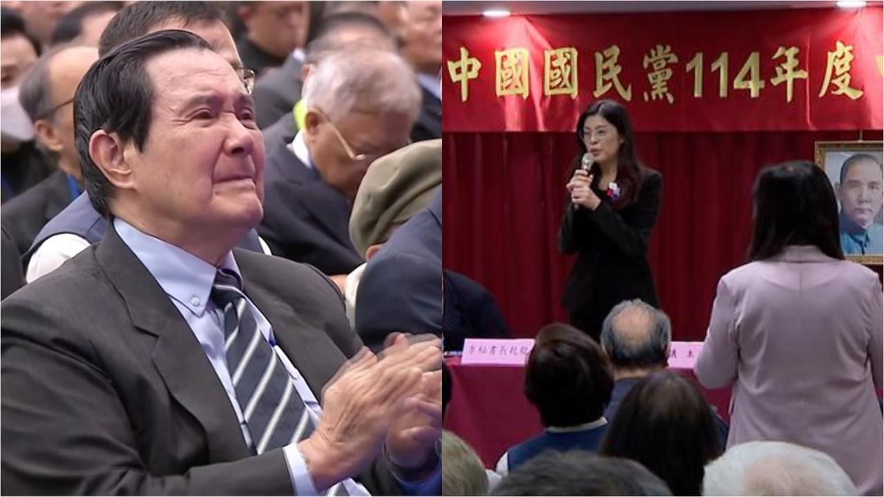 鄭麗文就職「馬英九臉蛋變形」台下哭哭！網瘋猜「哭啥」他揭真相：難怪