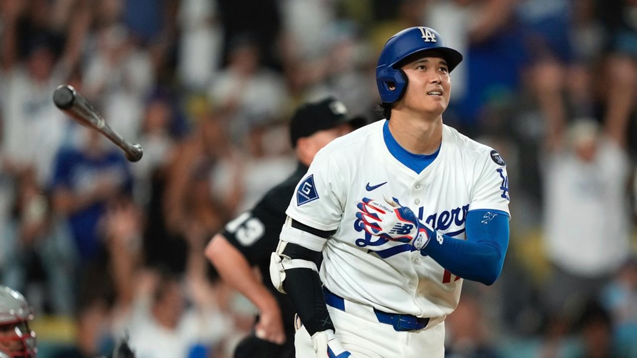 MLB(影)／谷又炸！失投橫掃球大谷翔平不放過　霸氣確信步目送第51轟出牆