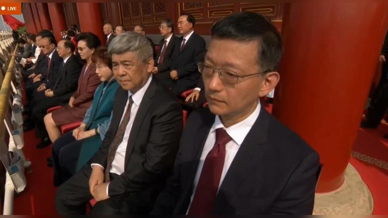 快新聞／洪秀柱登天安門城樓觀看中國閱兵　林智群轟：統戰工具