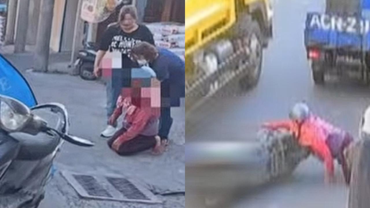 7歲男童上機車「疑誤觸油門」撞進垃圾車底慘死！阿嬤自責跪地痛哭　驚悚畫面曝