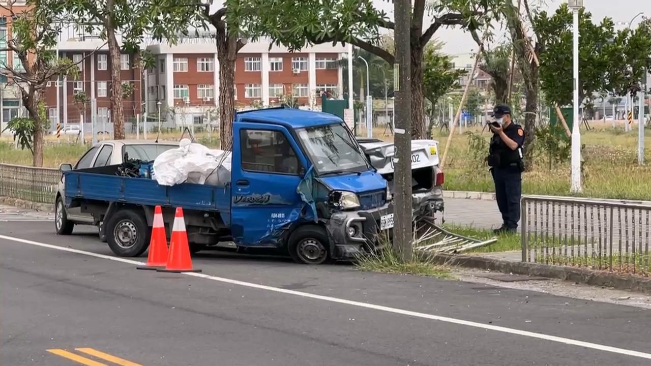 涉車牌竊盜案遭台南警追捕 小貨車高速逃逸險撞路邊婦人