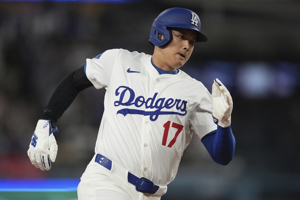 MLB(影)／宇宙道奇蒿吐露斯？大谷跑出第2盜　道奇追平隊史紀錄開季6連勝