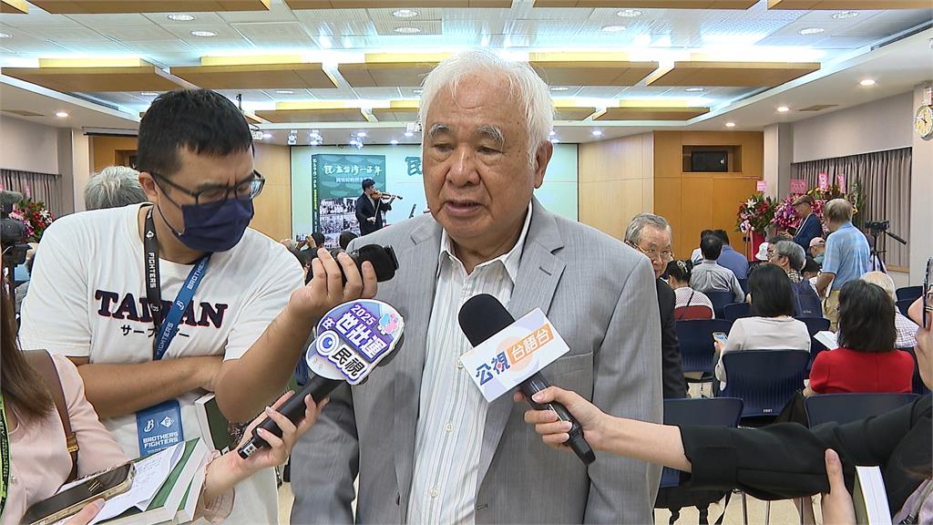新作「台灣民主一百年」發表　總統府資政姚嘉文肯定賴政府執政