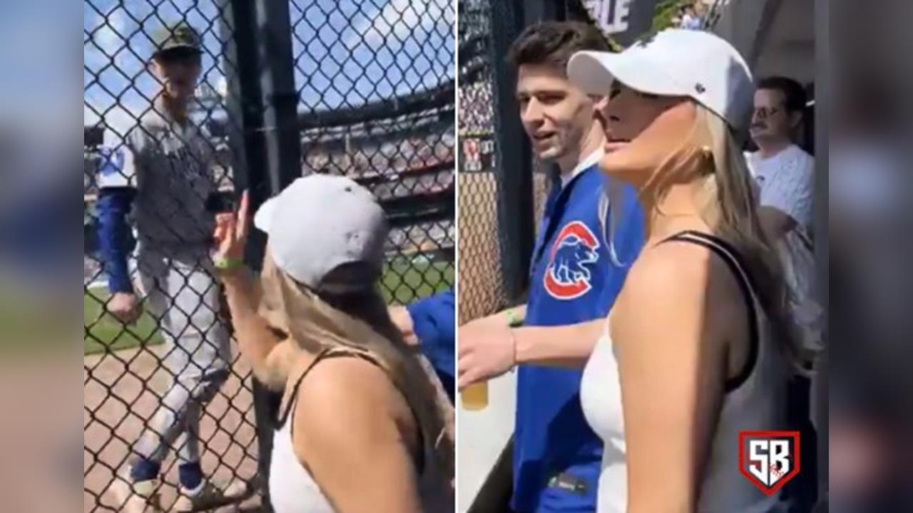 MLB(影)／不忍了！PCA遭女球迷狂嗆後當場回擊　芝加哥內戰變垃圾話大戰