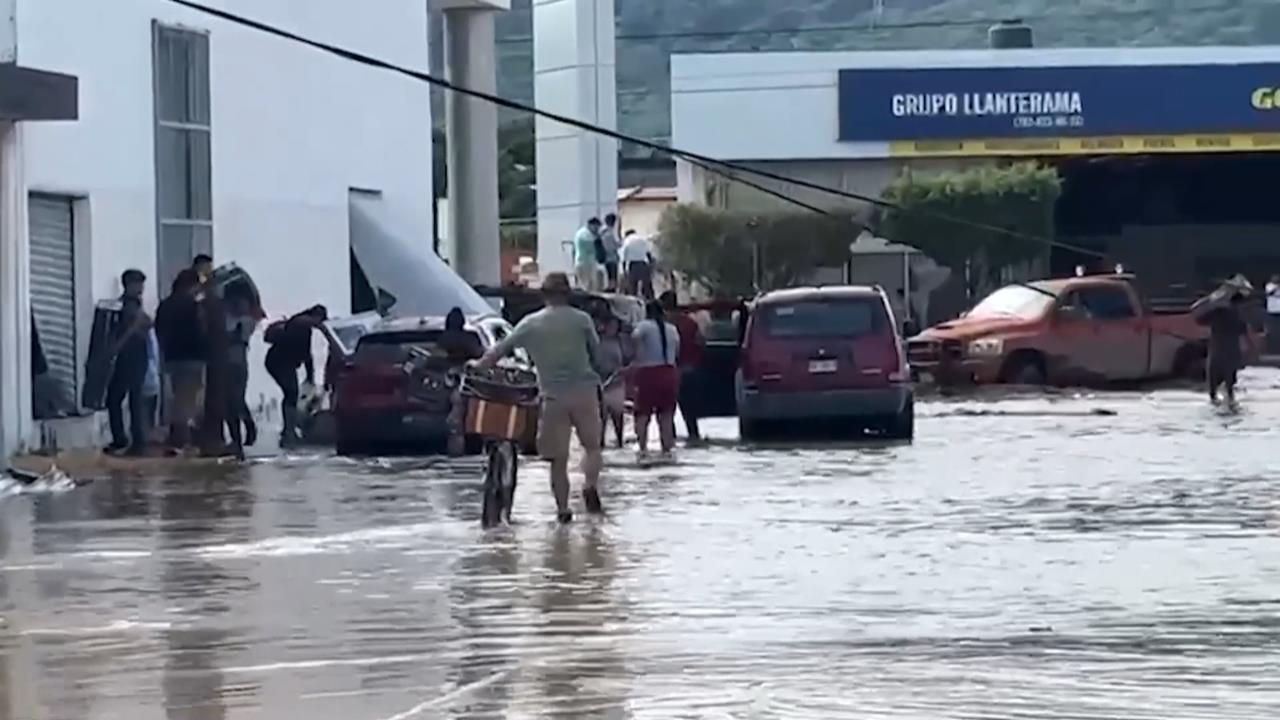 墨西哥暴雨成災!洪水、土石流齊發 已知至少41人死亡