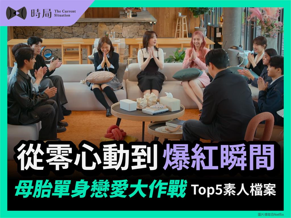 從零心動到爆紅瞬間《母胎單身戀愛大作戰》Top5素人檔案