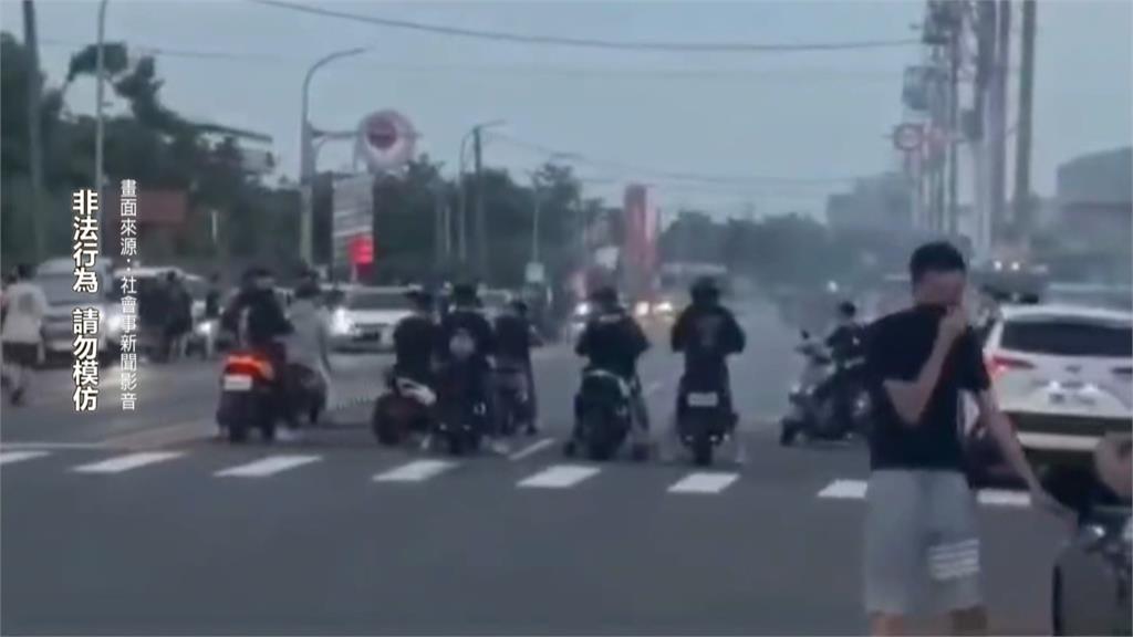 桃園新屋飆仔聚集擾民　警追捕一騎士連開２６張罰單