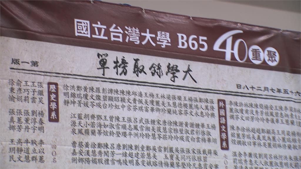 台大40重聚 王美花忙開會"丟包"顧立雄