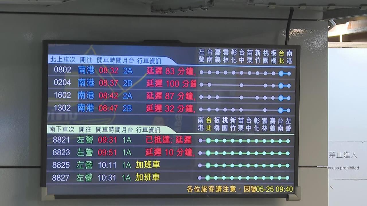 快新聞/高鐵號誌異常大誤點「交長、立委被困列車」!立院多個委員會延後開會