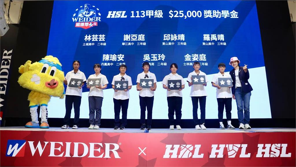 體育綜合(影)／「威德眾星獎助計畫」邁入第五屆　4年已發出超過2300萬獎助學金