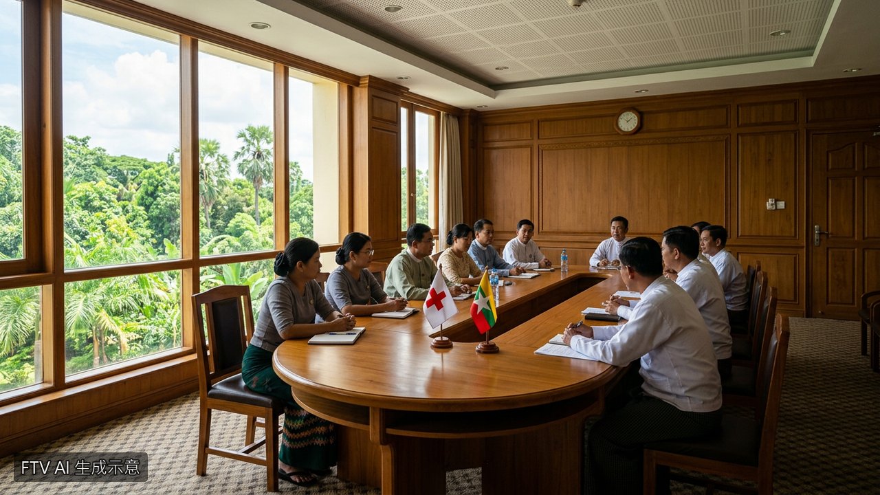 政變後首度！緬甸翁山蘇姬會晤紅十字會官員