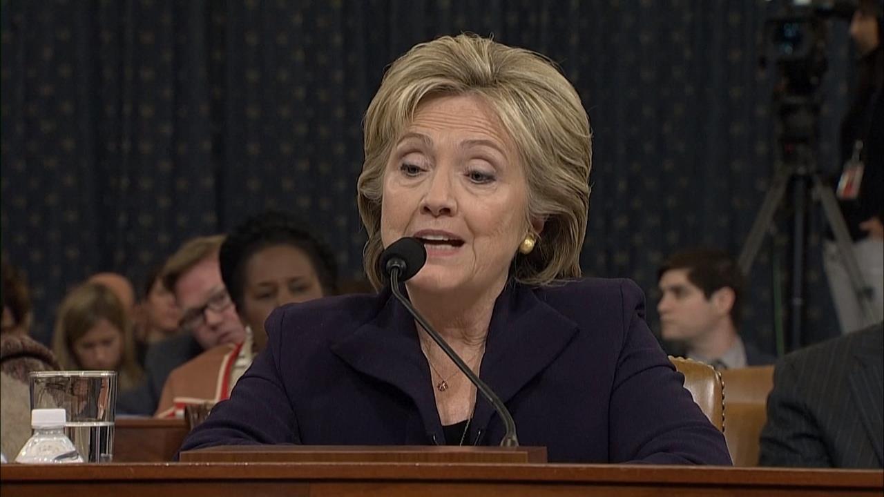 希拉蕊出席「富豪淫魔案」聽證會 作證後反嗆國會:川普應出席說明