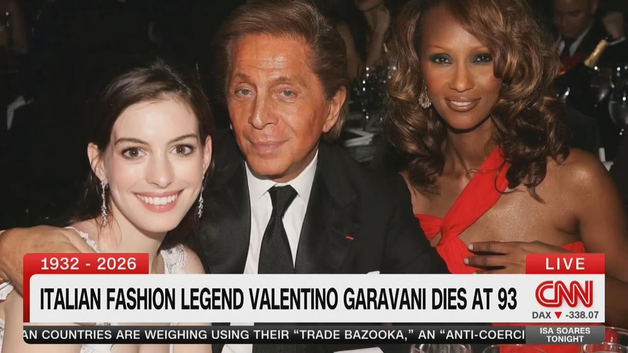 高級訂製服大師謝幕　義大利傳奇設計師范倫鐵諾辭世　享耆壽９３歲