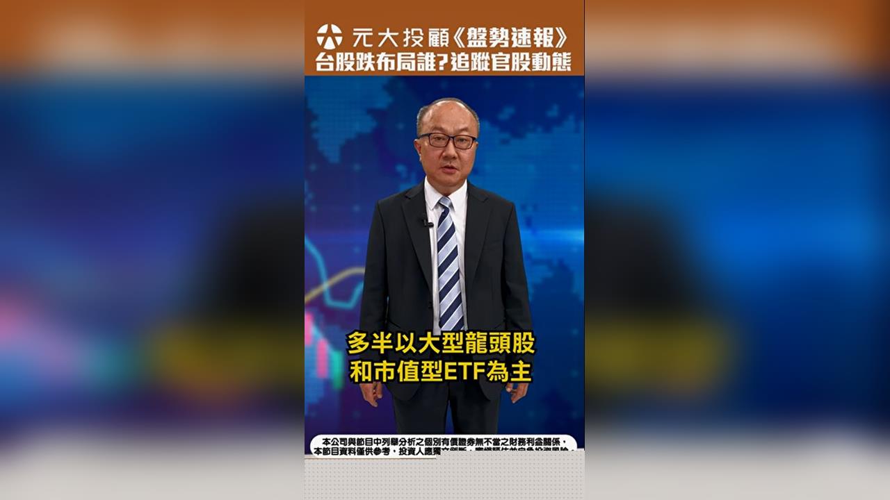 台股震盪免驚?失守5日線 國安基金銀彈增 官股佈局方向觀察