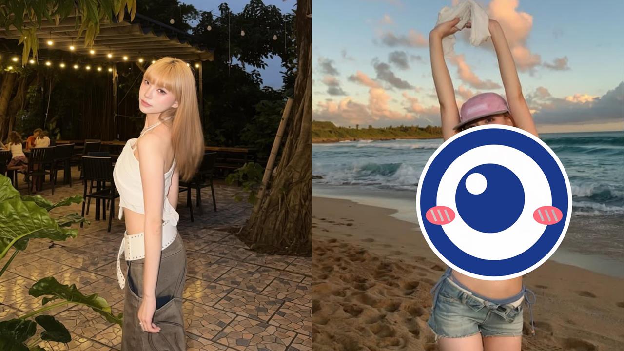 短髮正妹「白T透出Bra」全看光！下秒開脫「炸出大片肉色」本尊身分曝光