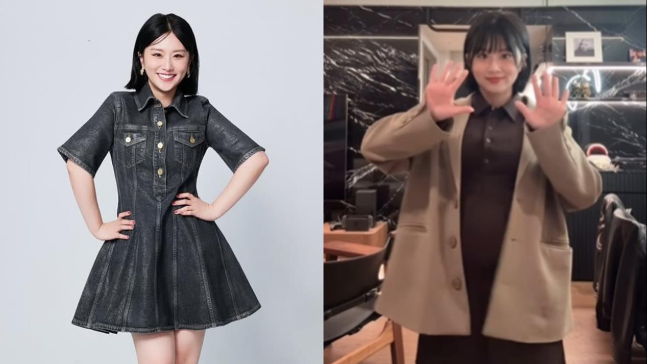 焦凡凡「挺超巨孕肚」熱舞!「狂扭11秒片」曝光網嚇瘋急喊:快坐好…