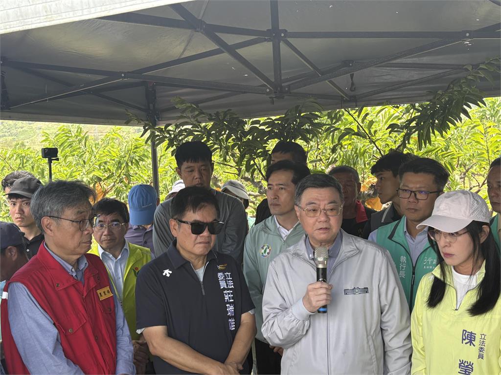 快新聞／楊柳毀農民心血！卓揆指示「3原則」救助　暖喊：與人民站在一起